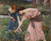 Gather ye rosebuds while ye may - 约翰·威廉姆·沃特豪斯